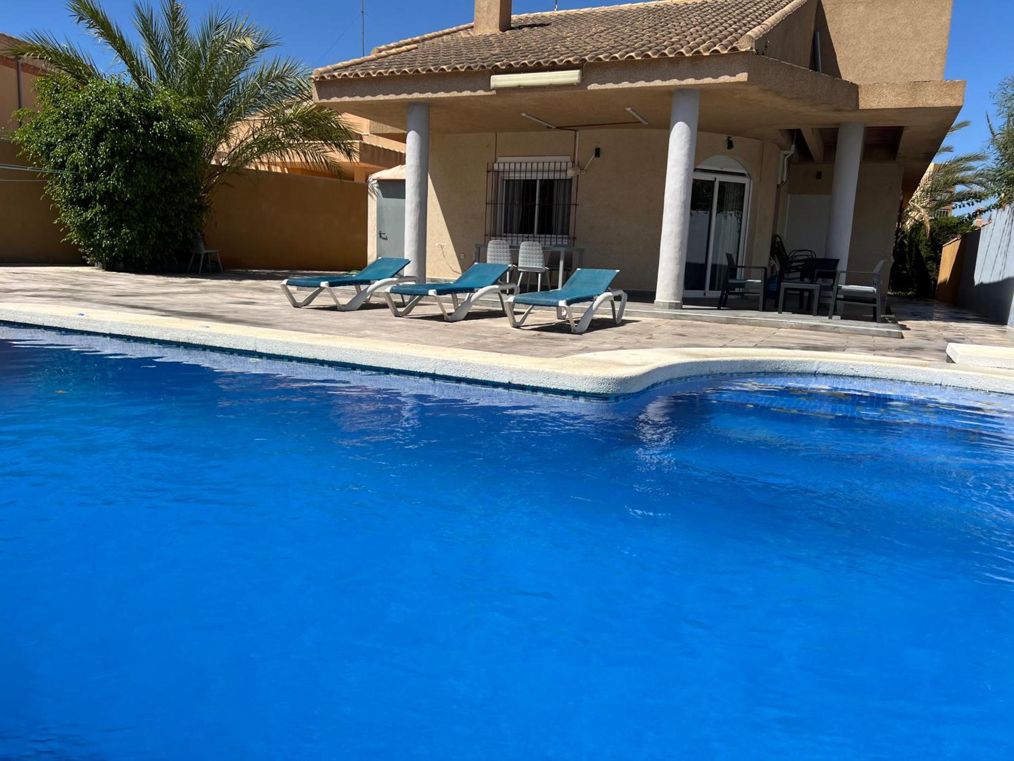 Chalet Con Piscina A 100M De La Playa La Manga Экстерьер фото